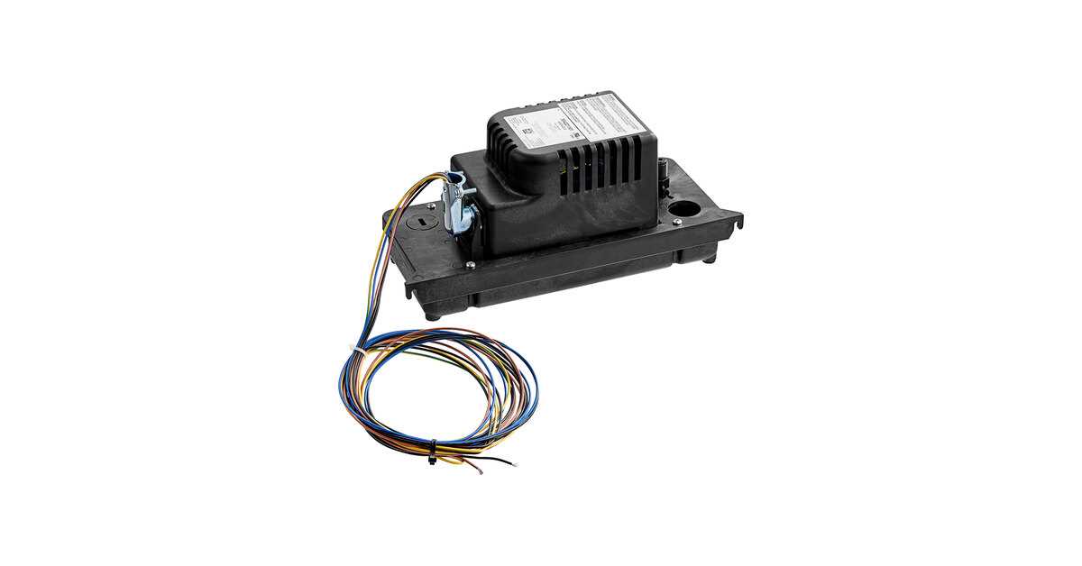 condensate pump safety switch wiring diagram