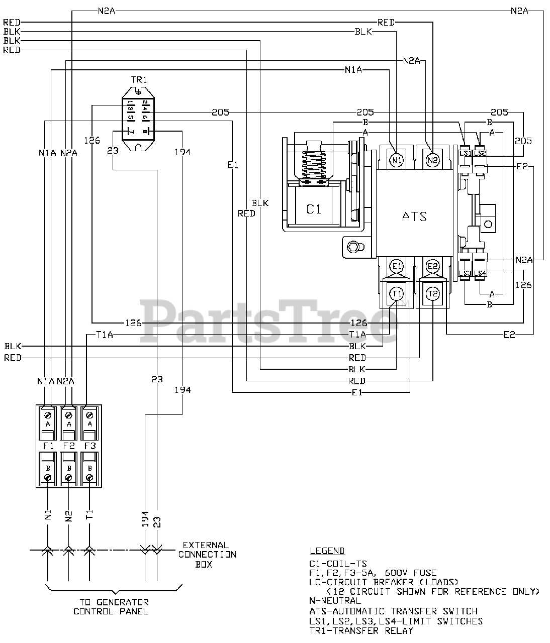 generac dual transfer switch wiring diagram