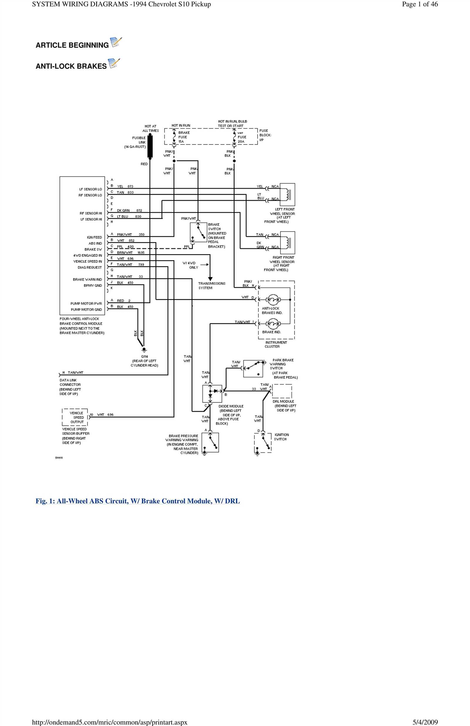 2000 chevy s10 stereo wiring diagram