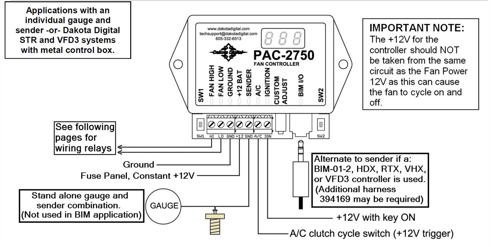 dakota digital series 3 wiring diagram