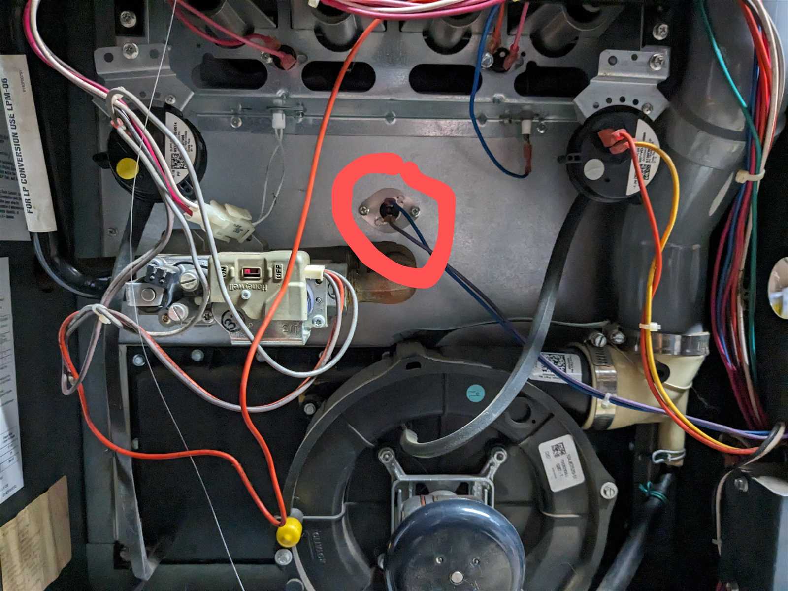 wiring diagram for honeywell fan limit switch