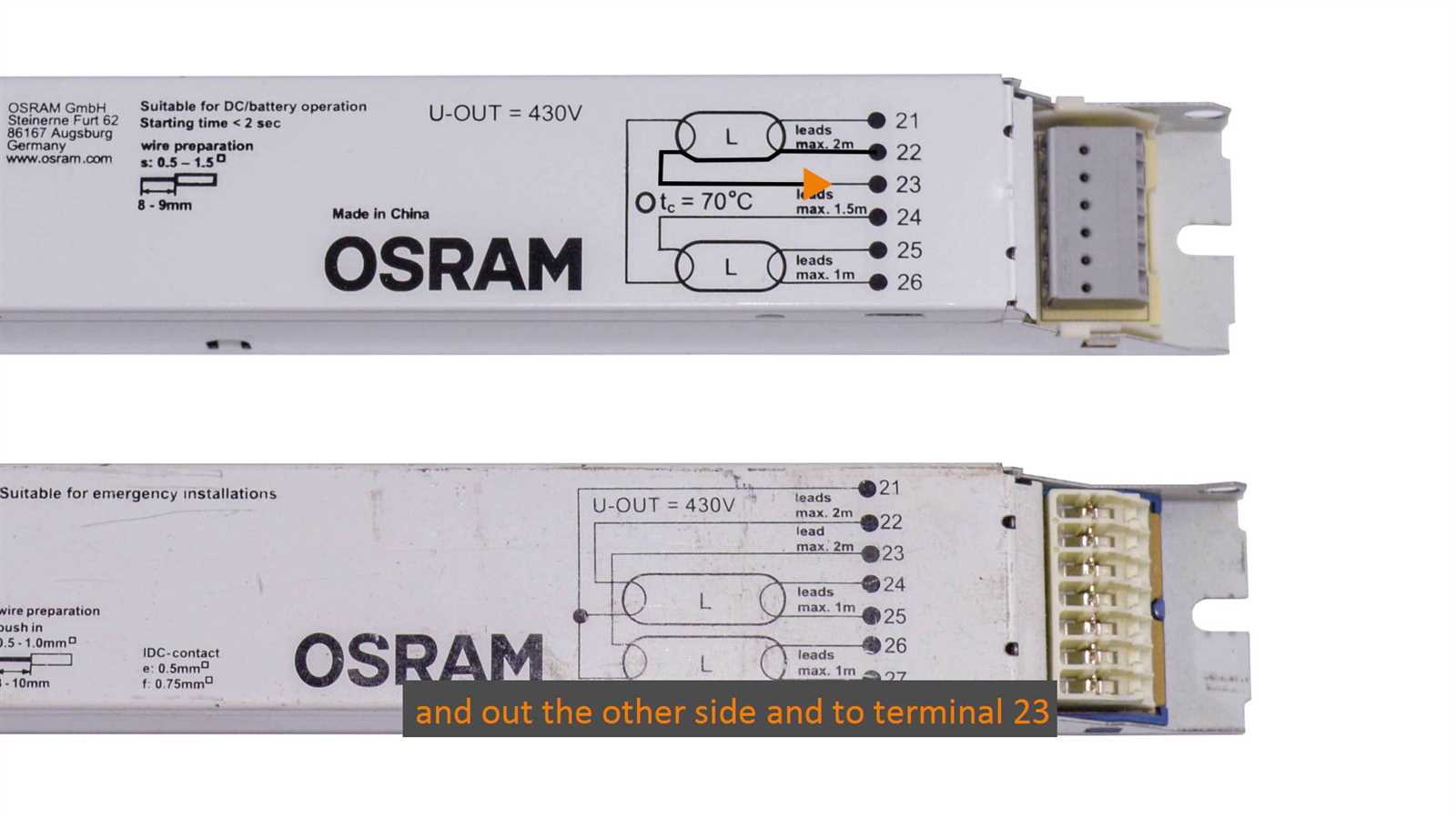 fluorescent ballast wiring diagram