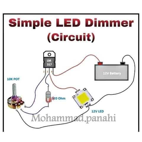 wiring diagram for led dimmer switch