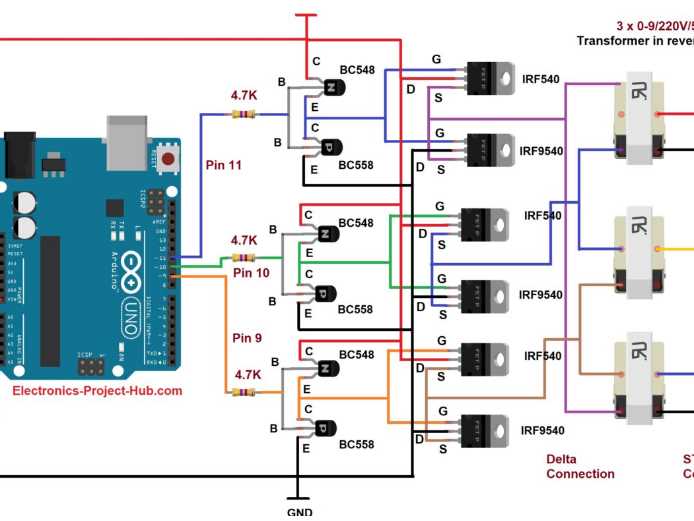 three phase wiring diagram