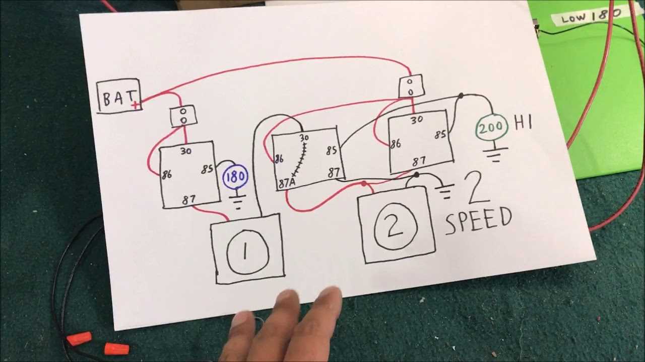 radiator cooling fan wiring diagram