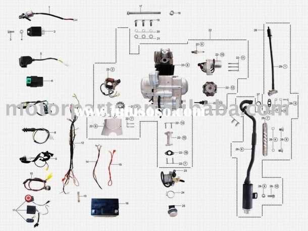 110cc quad wiring diagram