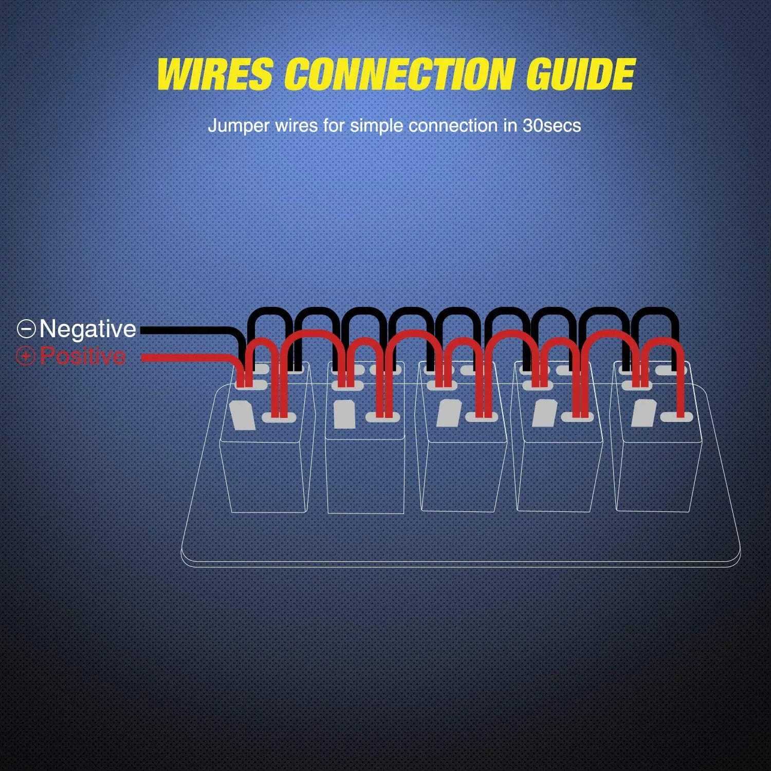 wiring diagram for 5 pin rocker switch