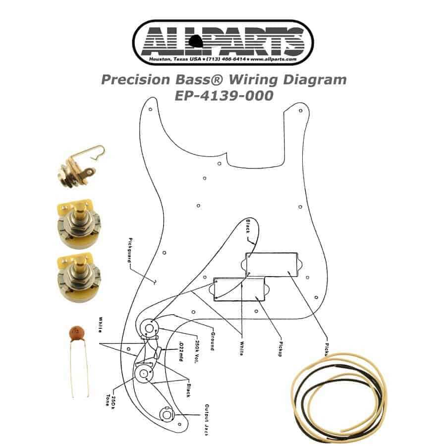 wiring diagram p bass