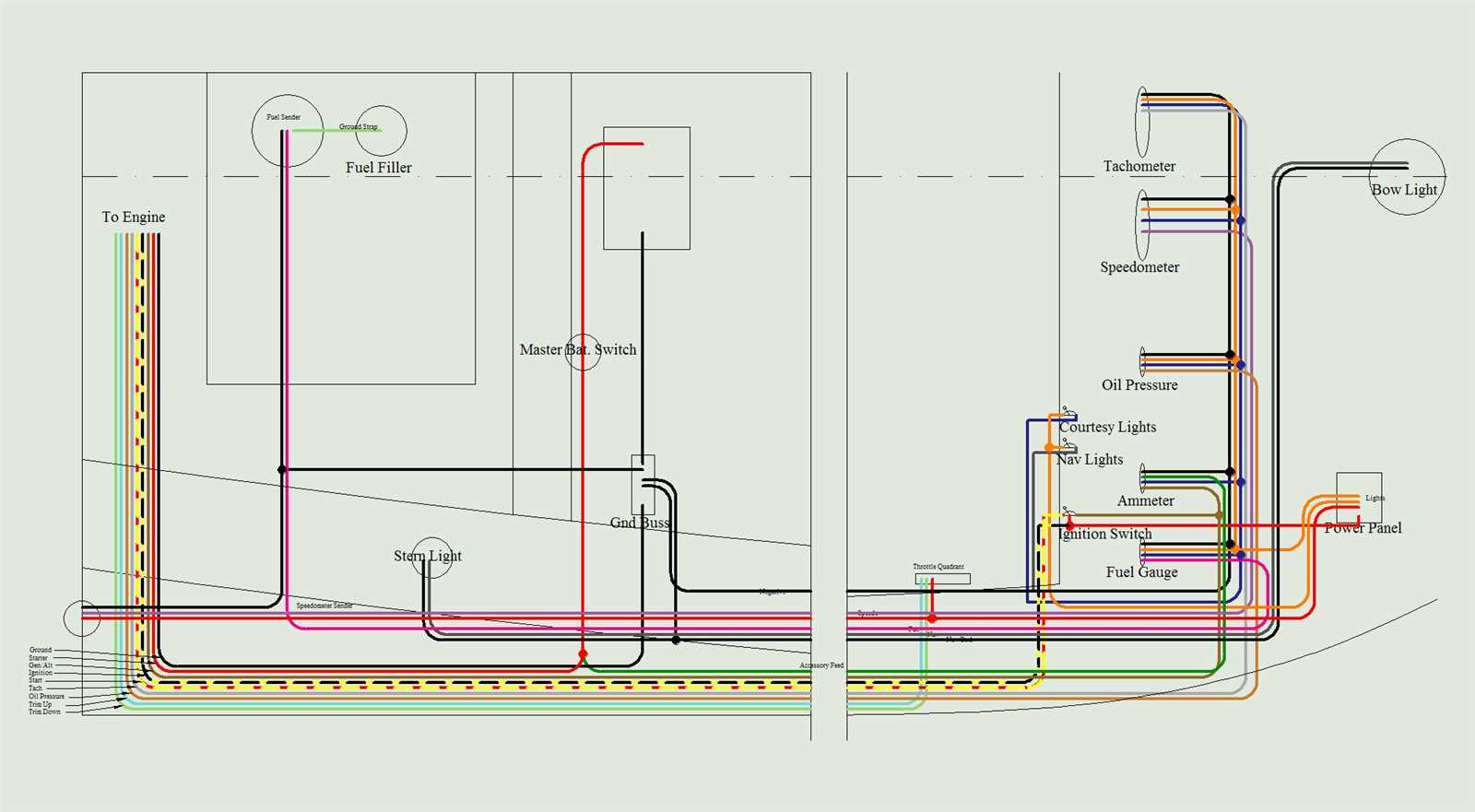 boat light wiring diagram