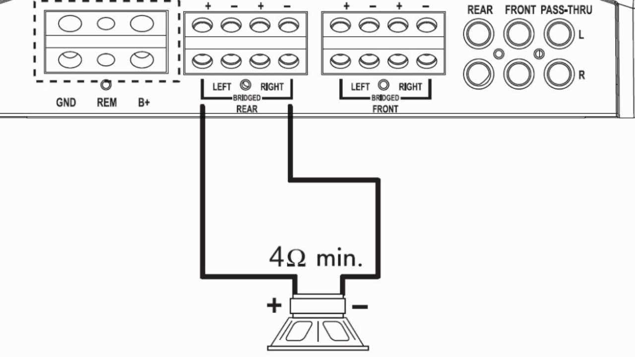 boat amplifier wiring diagram