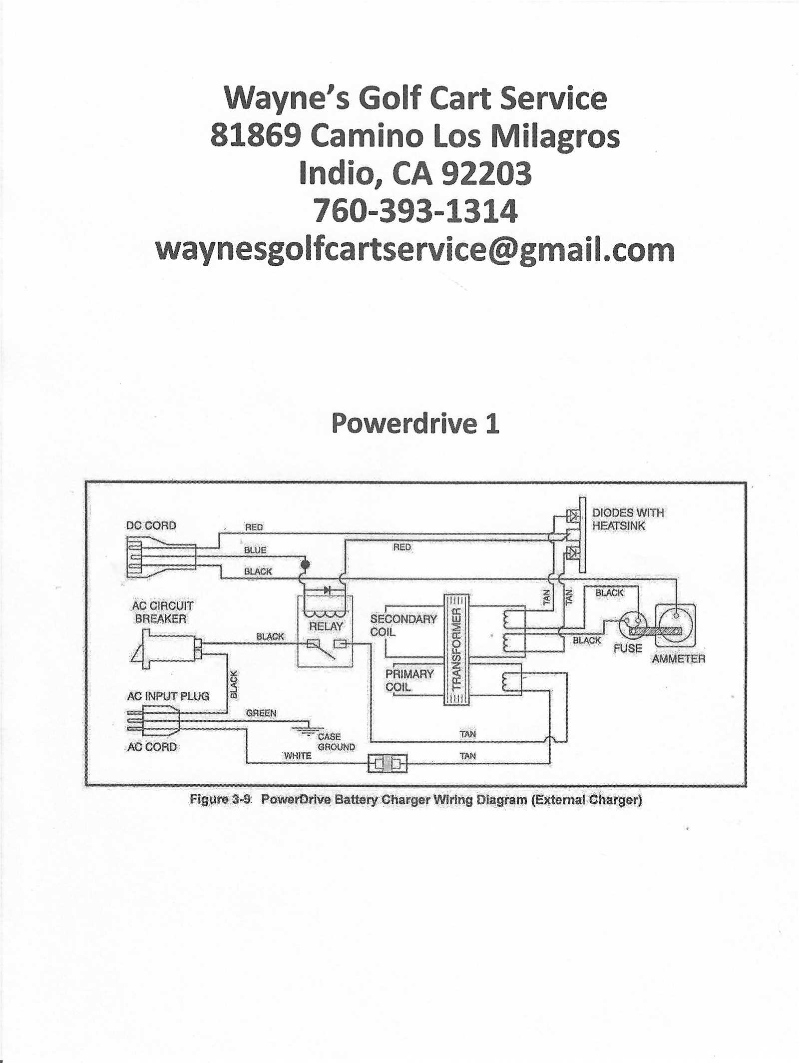 golf cart charging port wiring diagram