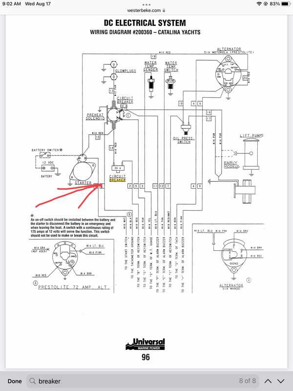 boat tach wiring diagram