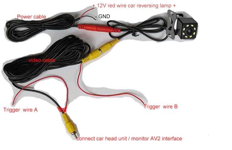 rear view camera wiring diagram