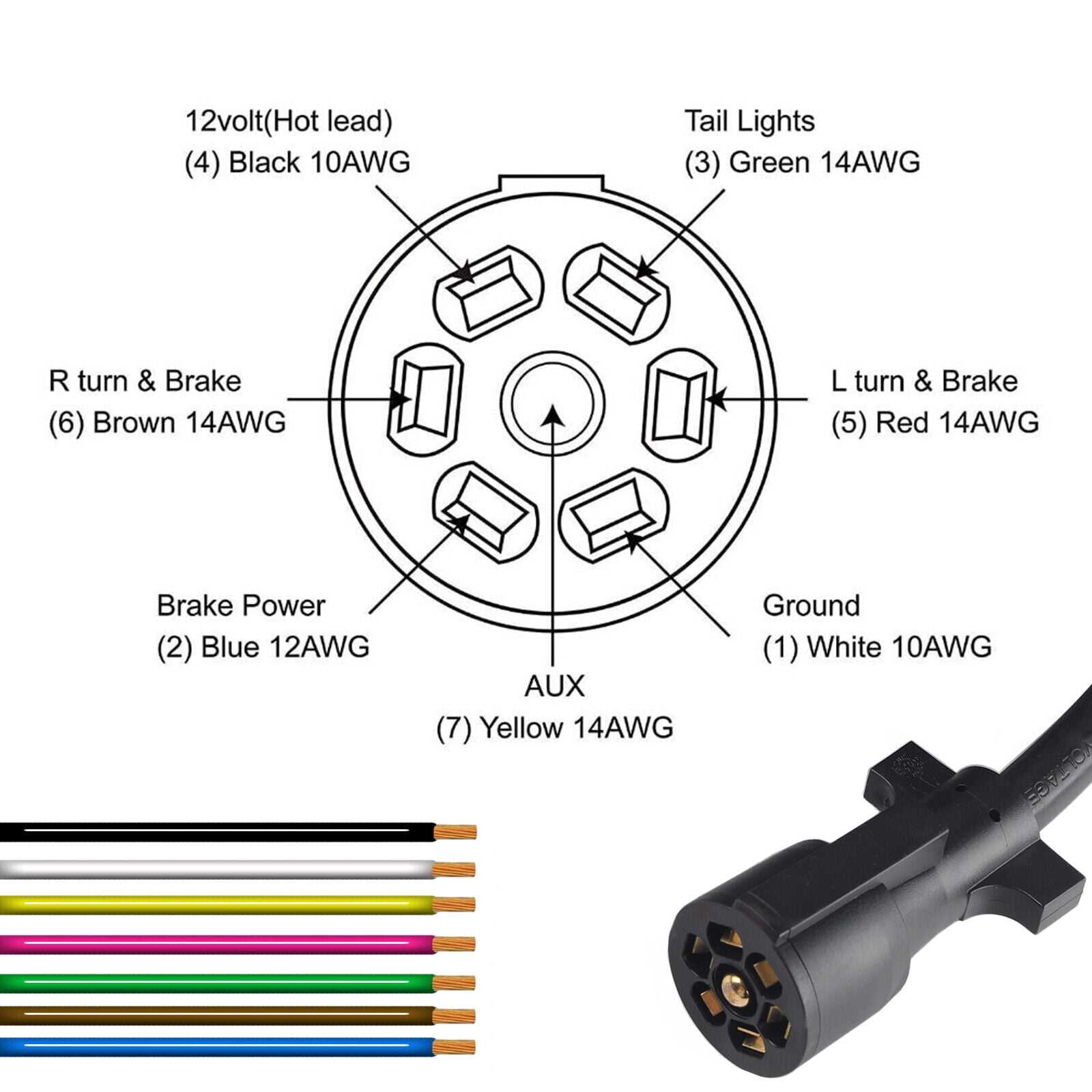 6 point trailer wiring diagram