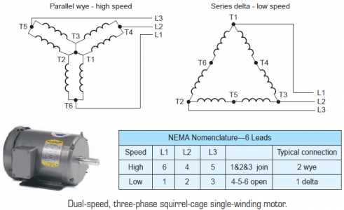 six lead motor wiring diagram