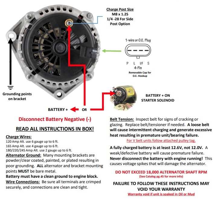 toyota 4 wire alternator wiring diagram