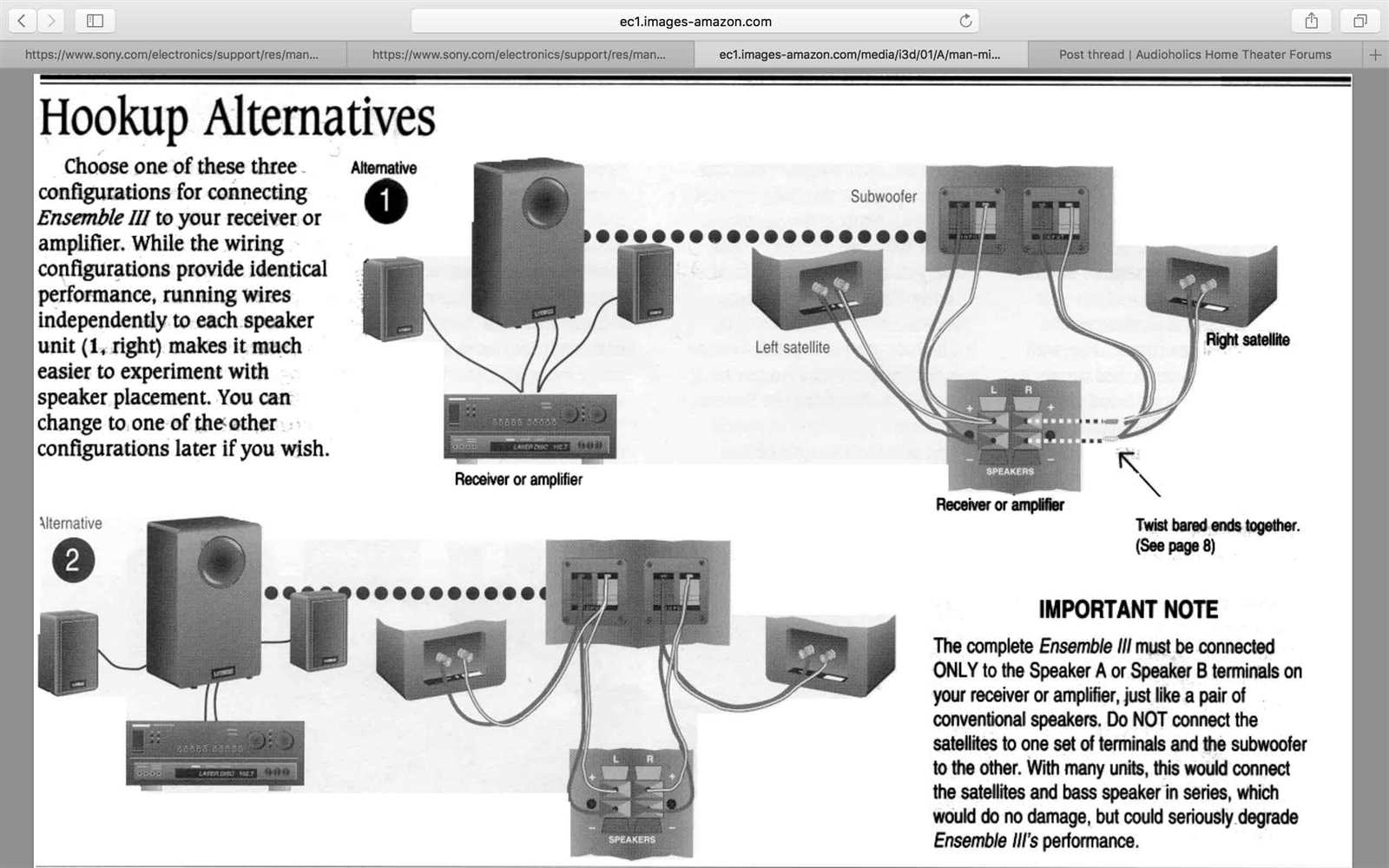 home speaker wiring diagram