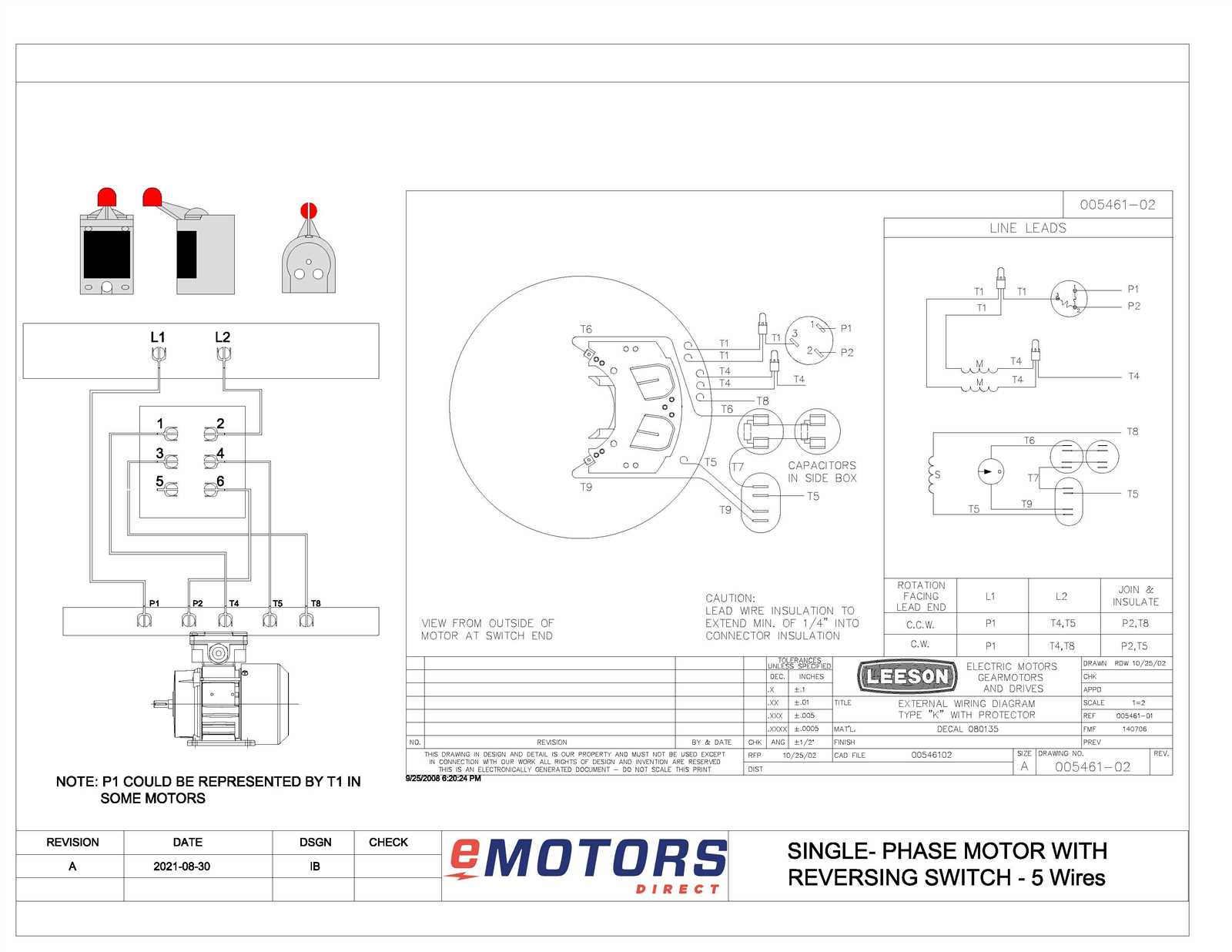 ac motor reversing switch wiring diagram