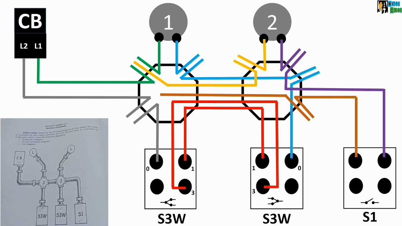 2 single pole switch wiring diagram