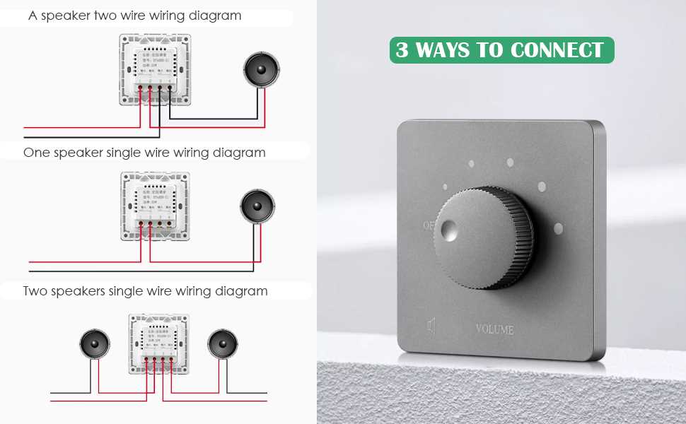 wiring speaker volume control diagram