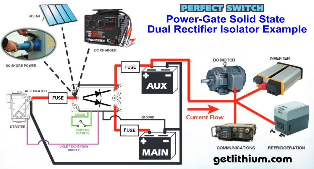 battery isolator wiring diagram manufacturers