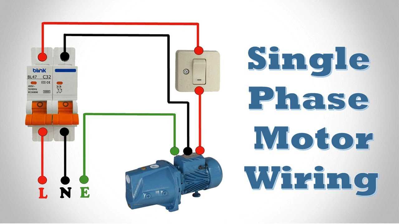 220v single phase motor wiring diagram