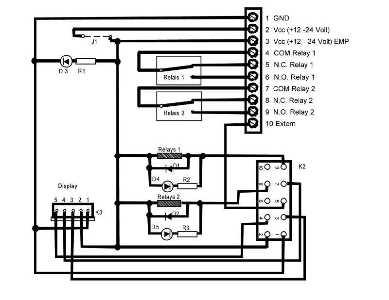 24 volt relay wiring diagram