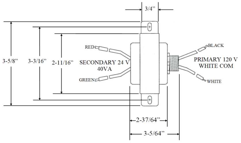 240v 24v transformer wiring diagram