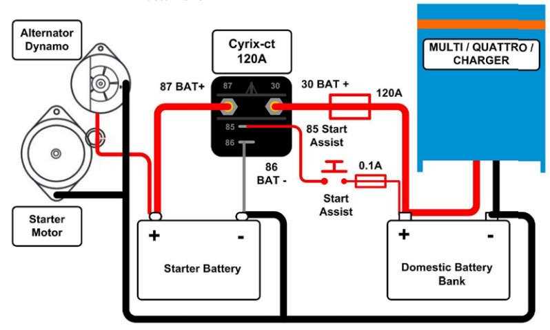 3 battery boat wiring diagram