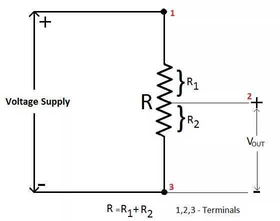 3 pin potentiometer wiring diagram