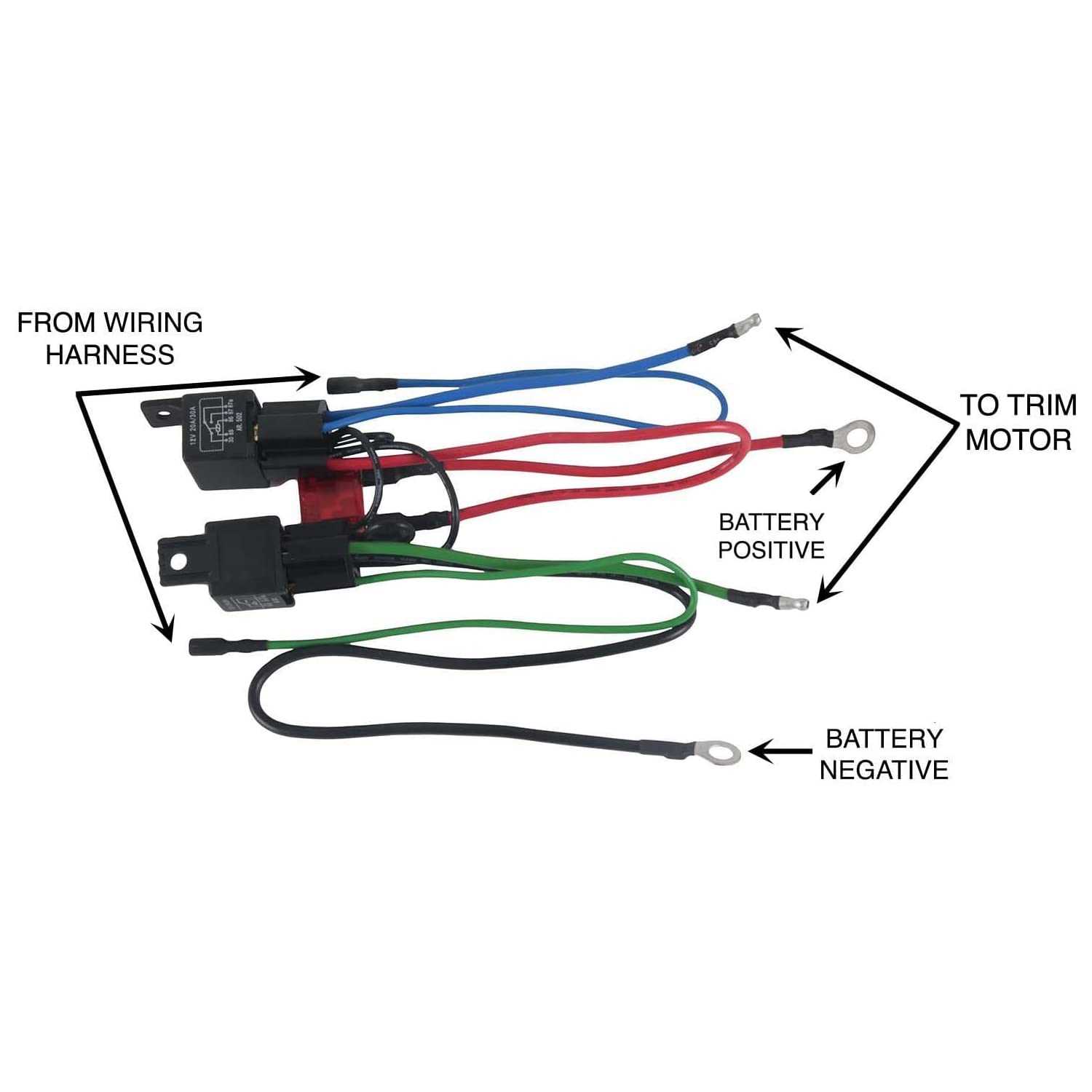 3 wire trim motor wiring diagram