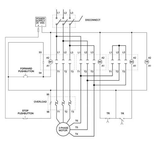 3 phase 6 lead motor wiring diagram