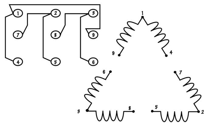 3 phase motor wiring diagram 12 leads