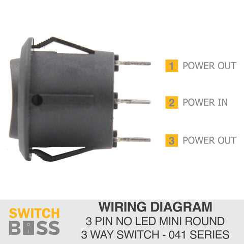 3 pin on off switch wiring diagram