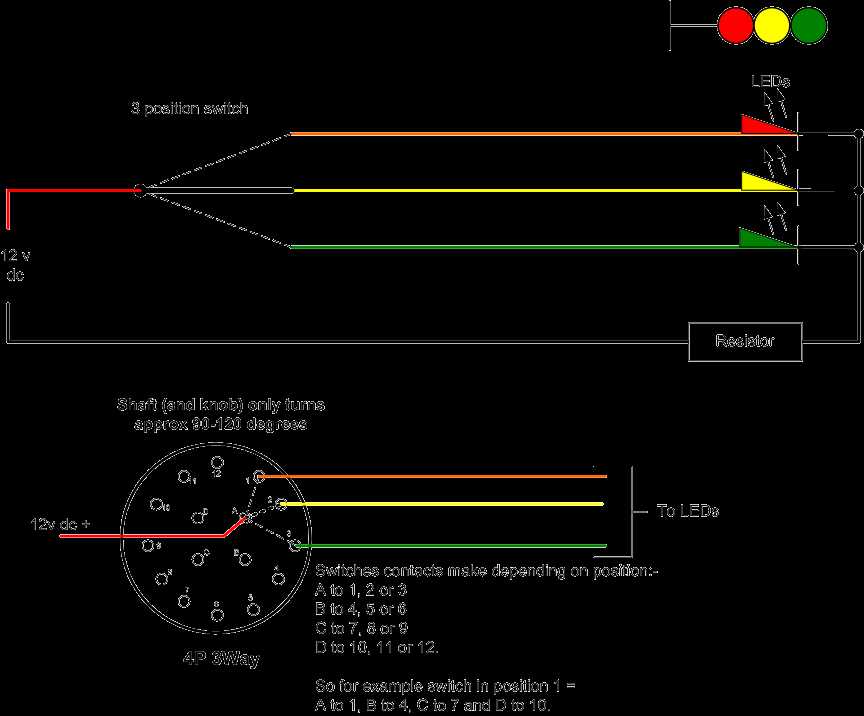 3 position selector switch wiring diagram