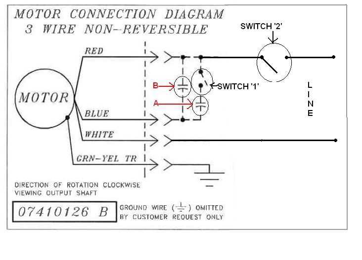 3 wire ac motor wiring diagram