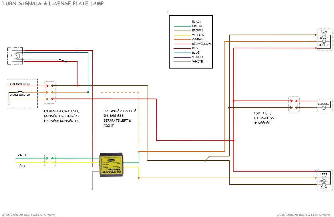 3 wire led tail light wiring diagram