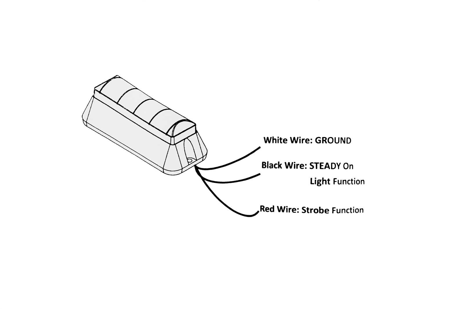 3 wire strobe light wiring diagram