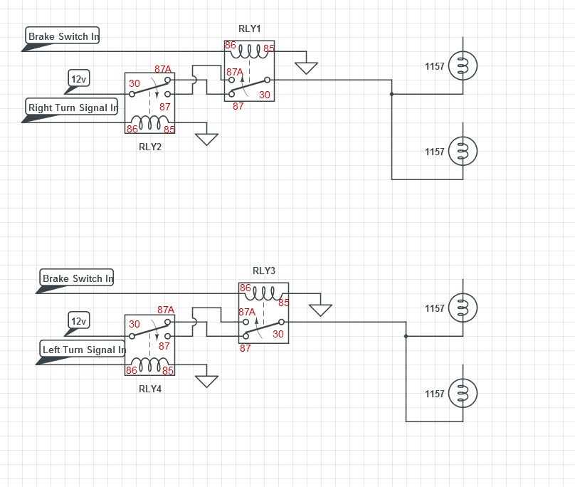 3 wire tail light wiring diagram