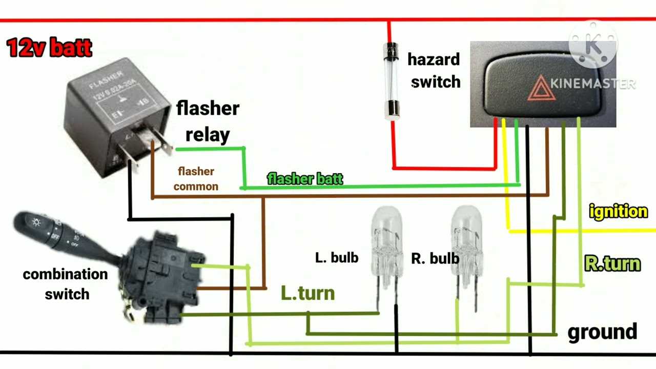 4 pin flasher relay wiring diagram