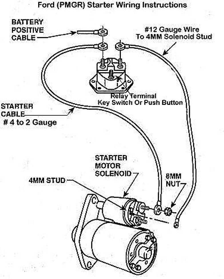 4 pole starter relay wiring diagram