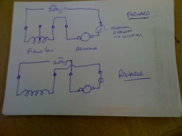 4 wire washing machine motor wiring diagram