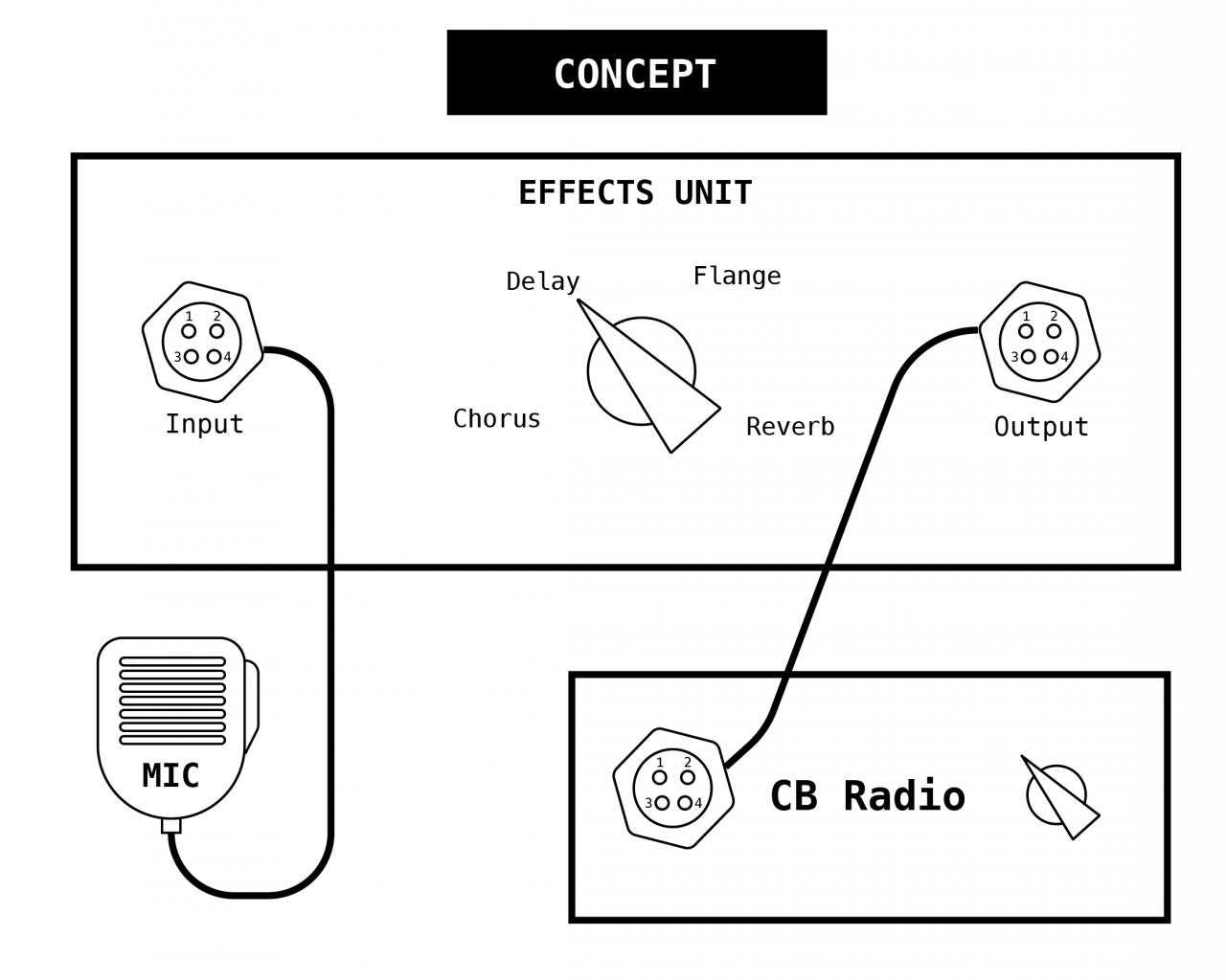 4 pin microphone wiring diagram