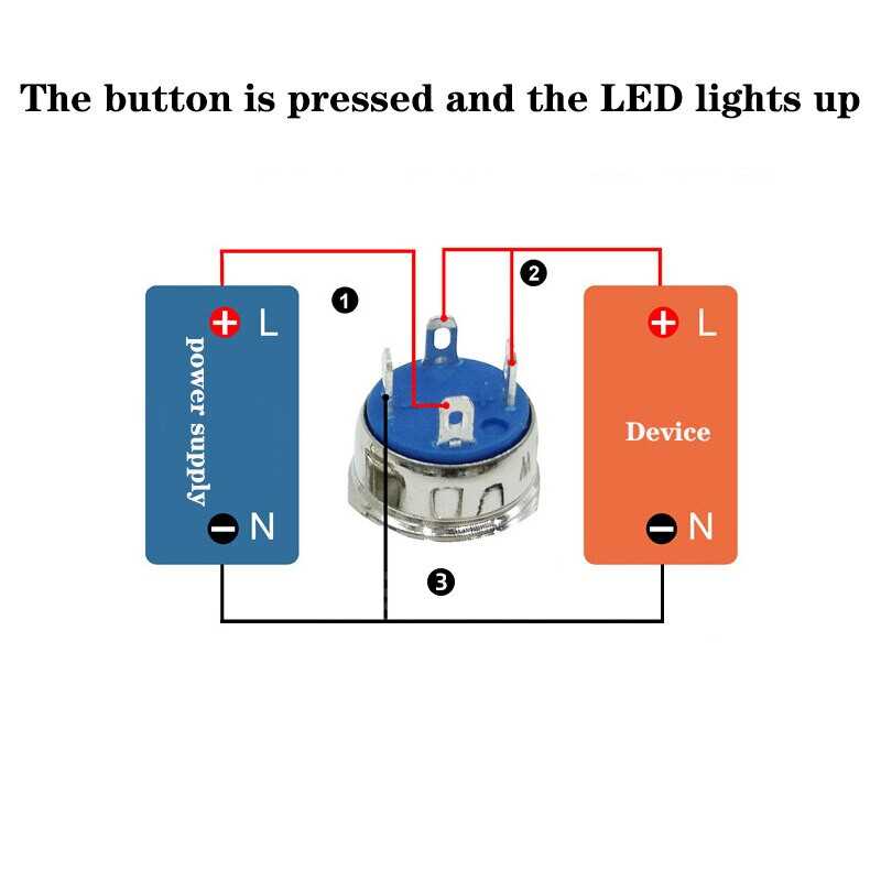 4 pin momentary switch wiring diagram