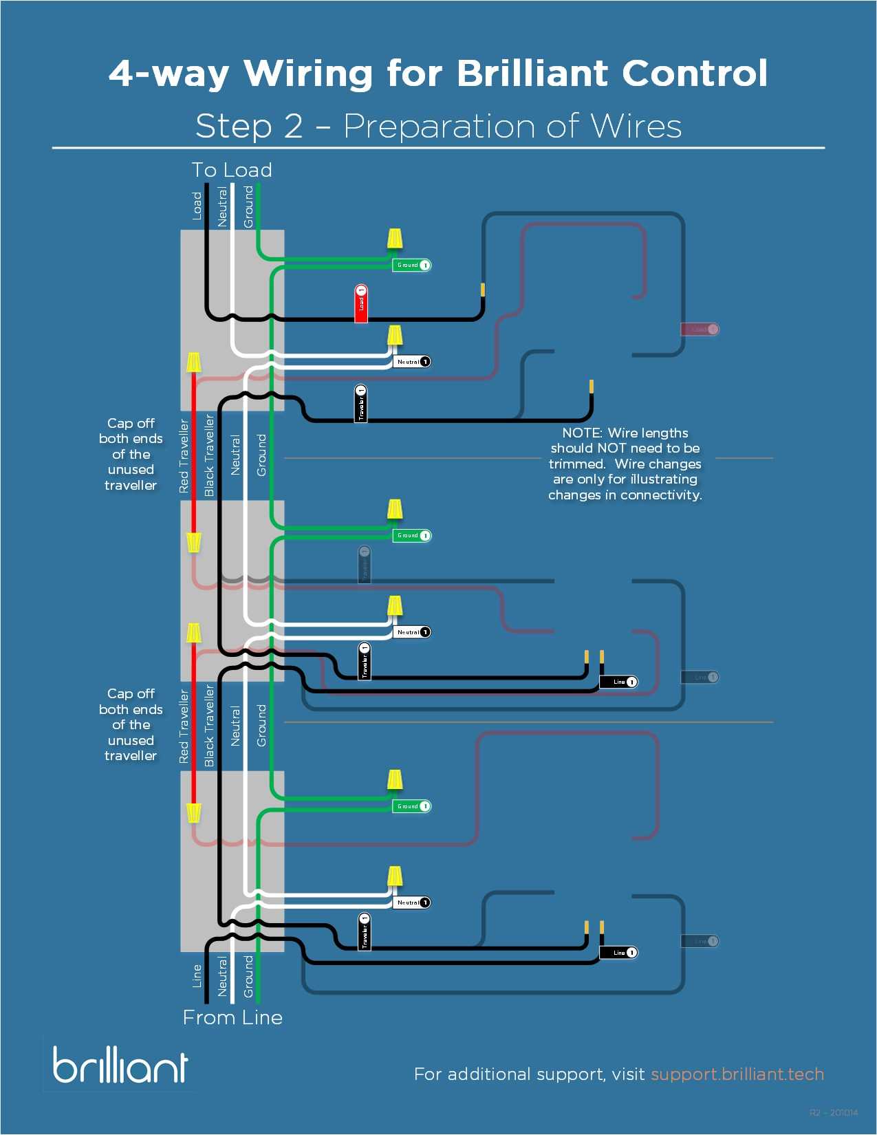 4 way switch wiring diagrams