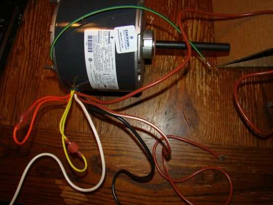 4 wire condenser fan motor wiring diagram