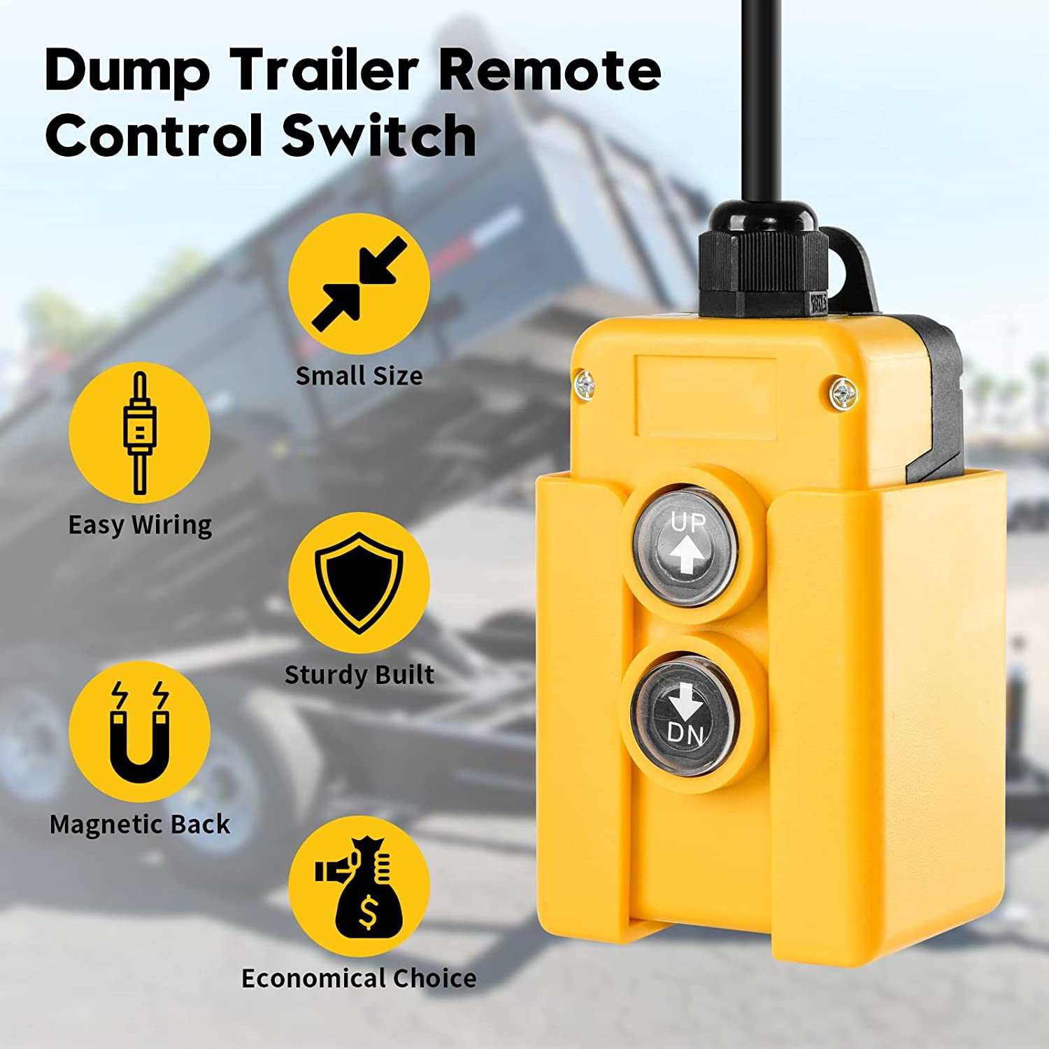 4 wire dump trailer remote control switch wiring diagram