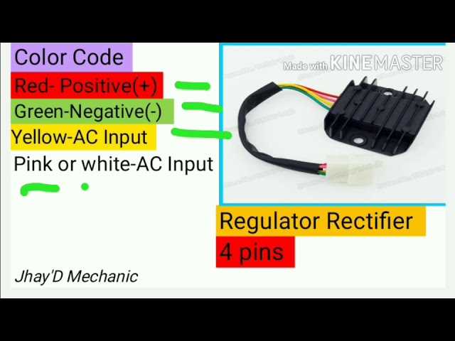 4 wire rectifier wiring diagram