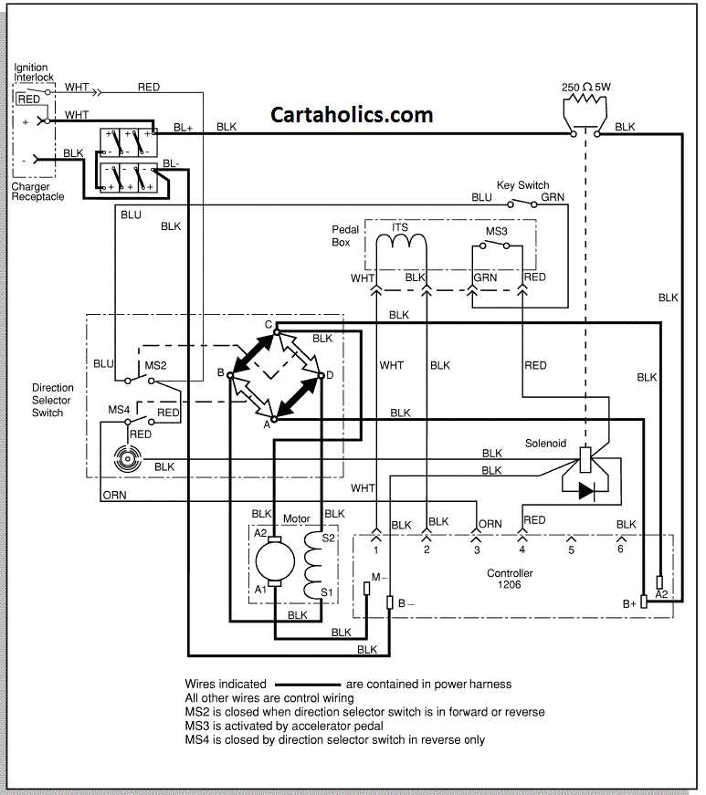 48 volt ez go golf cart battery wiring diagram