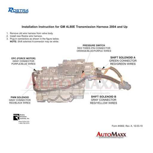 4l80e transmission wiring diagram